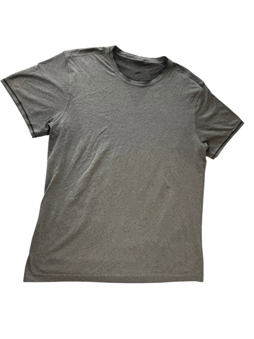 lululemon athletica Men's Short Sleeve Crew T-Shirt - Gray XL